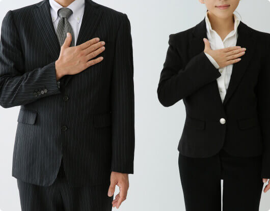 「秘密厳守＆プライバシー保護の徹底」写真