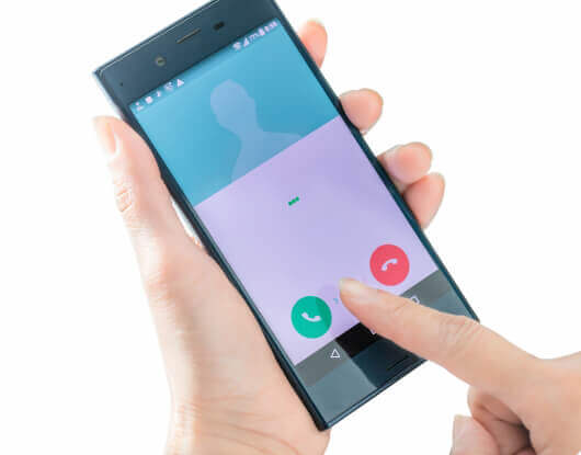 「お問い合わせに迅速に対応！」写真